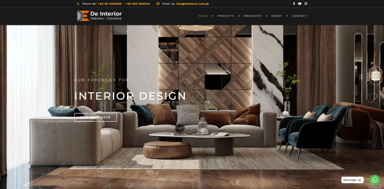 Interior design 3D rendering Karachi